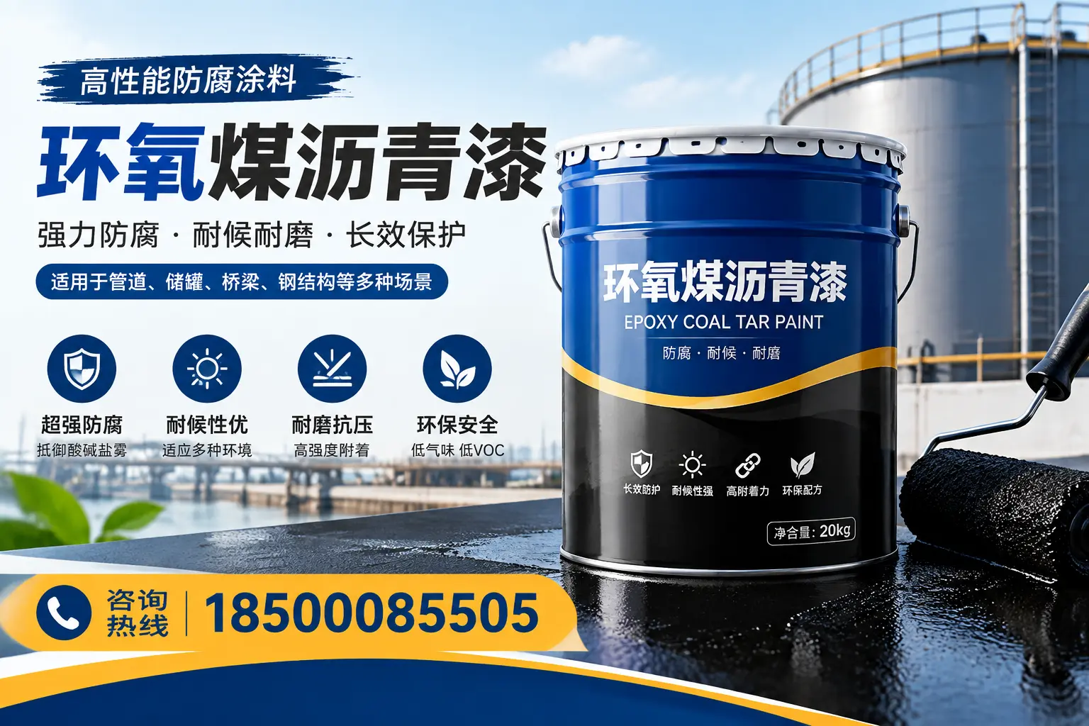 环氧煤沥青漆的施工步骤详解,东莞装修必备知识