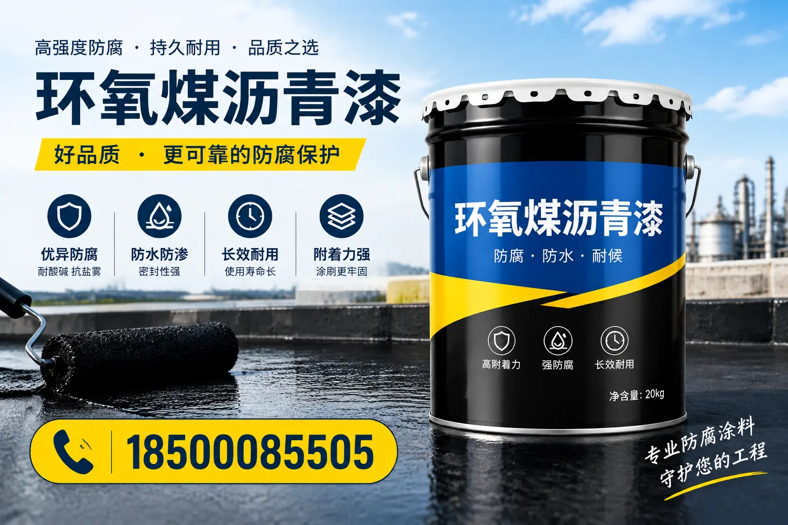 选择环氧煤沥青漆的五大理由，东莞客户必知